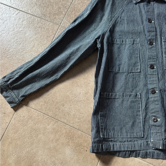 Striped Button-Up Jacket - Picture 3 of 7